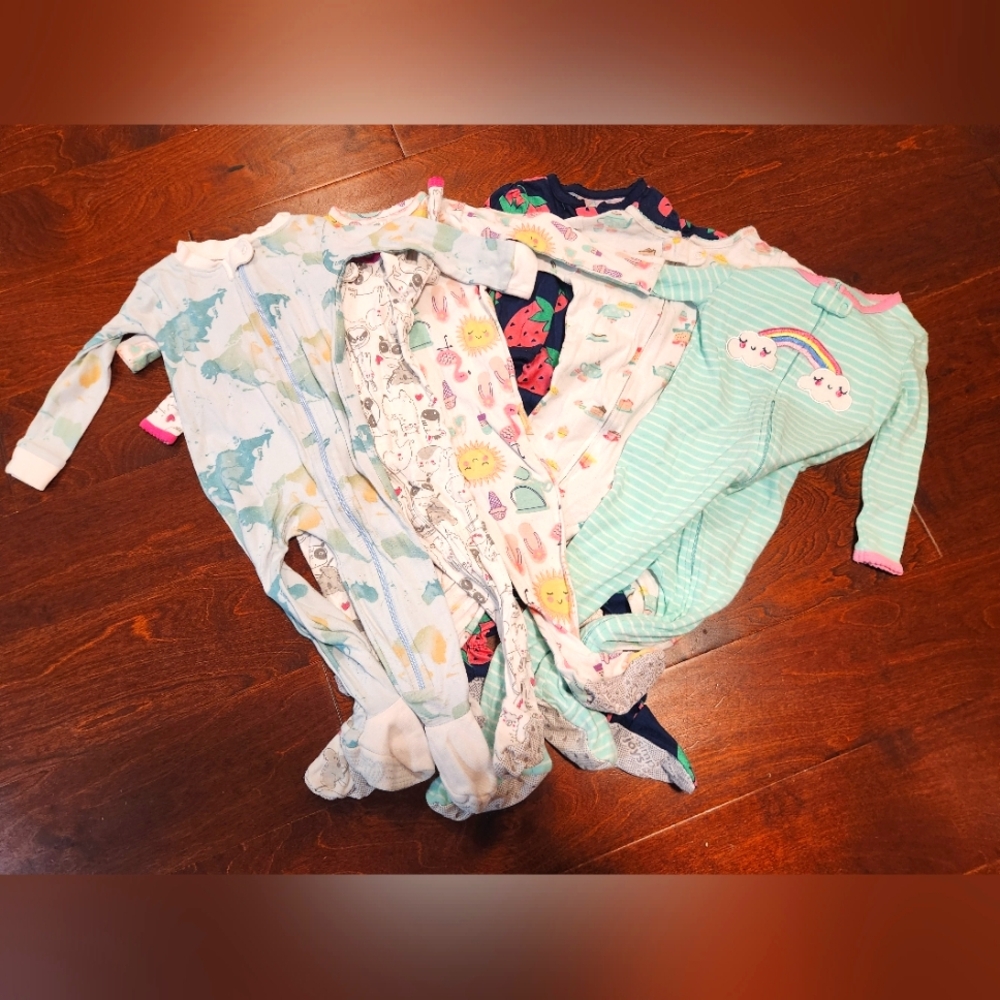 Size 12 Months Sleepsack Bundle (6). Girls.